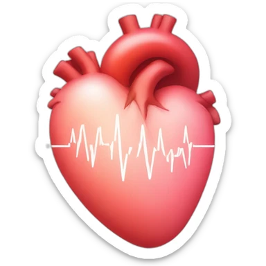 HEART RATE sticker