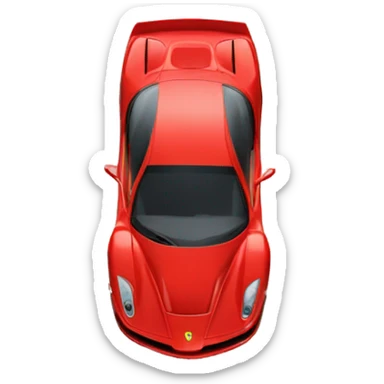 Coche Ferrari fórmula uno sticker