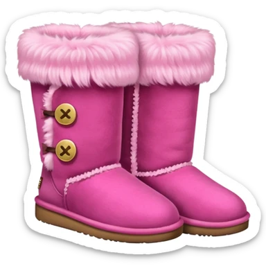 Pink uggs sticker