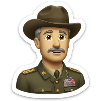 Staline qui embrasse Roosevelt sticker