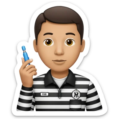 football referee sticker