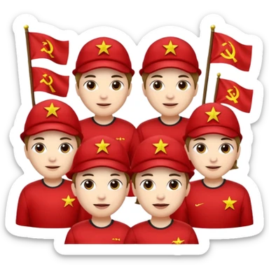 communist party sticker