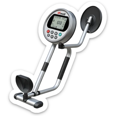Realistic metal detector like a minelab sticker