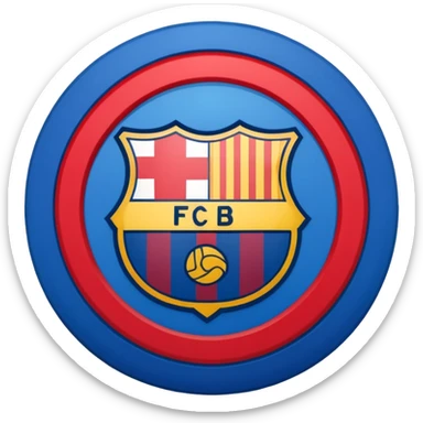 Barcelona logo sticker
