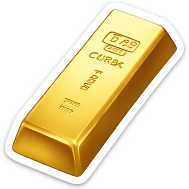 gold bar sticker