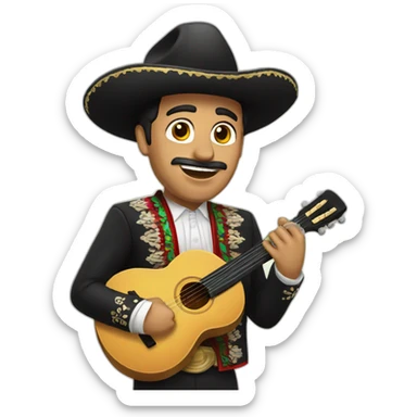 Mariachi mexico sticker