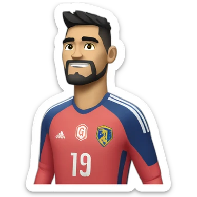 Please created an emoji for Boca Juniors goal keeper, Sergio Romero sticker