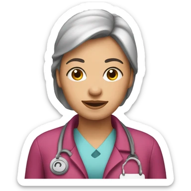 ckin care woman sticker