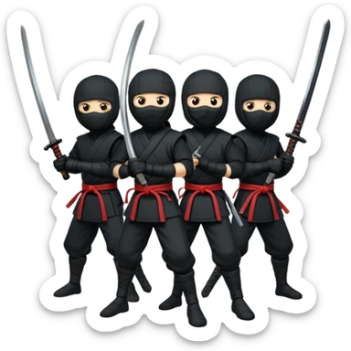 Epstein touch ninjas sticker