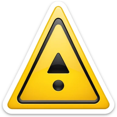 Warning Icon inspired this❗ sticker