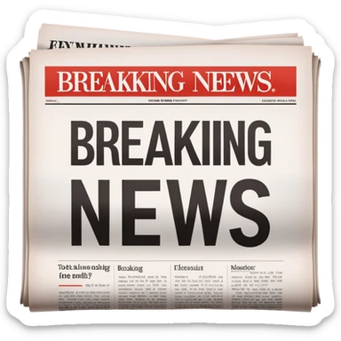 Breaking news  sticker