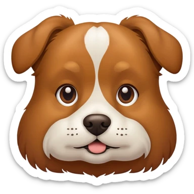 Dog chilling sticker