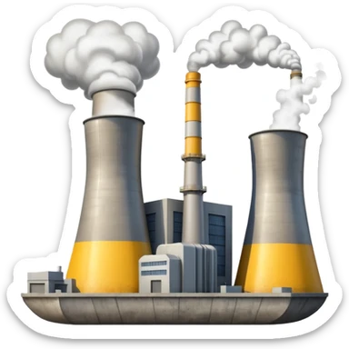 realistic nuclear power plant sticker