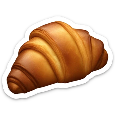 chocolate croissant  sticker