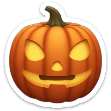 halloween pumpkin  sticker