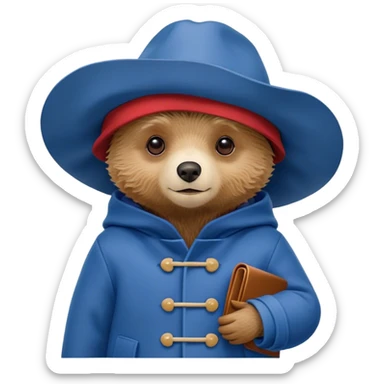 Paddington bear sticker