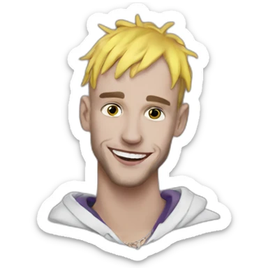 rap, jokers lil peep sticker