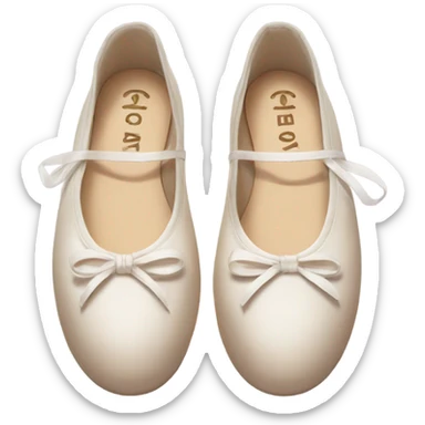 Chanel ballet flats sticker