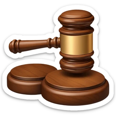 Gavel sticker