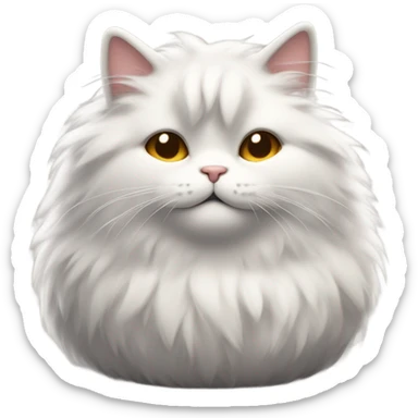 Cat sleeping sticker