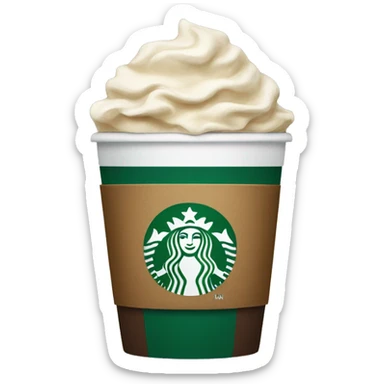 Starbucks coffee sticker