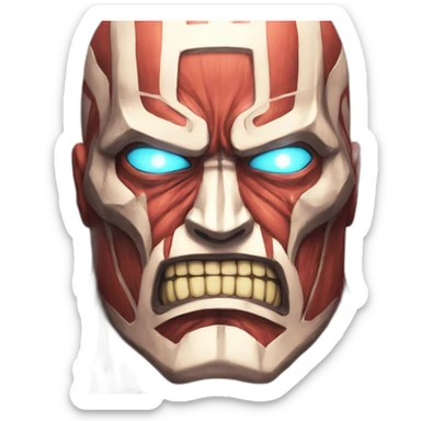 Colossal titan sticker