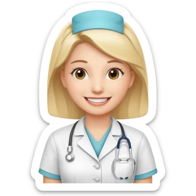 dentist nurse sticker