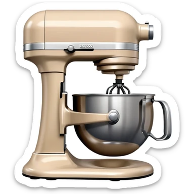 Pastel beige Planetary Mixer sticker