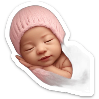 Newborn photo session sticker