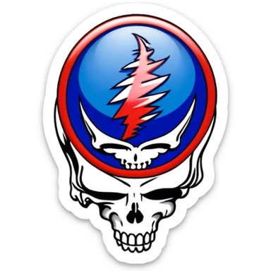 Grateful Dead Steal Your Face sticker