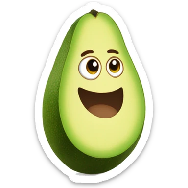 advocado sticker
