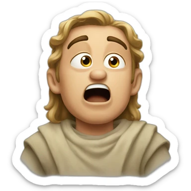 hunchback of notredame crying sticker