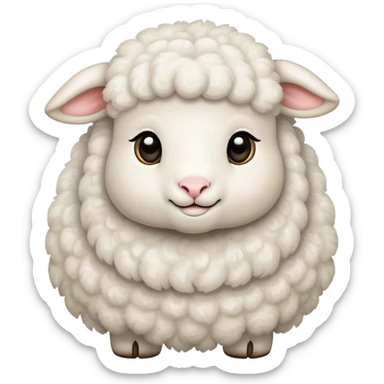 cute lamb sticker