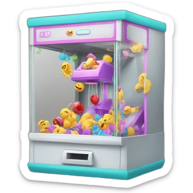 claw machine sticker