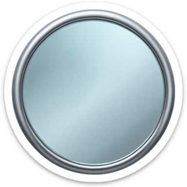 make up mirror sticker