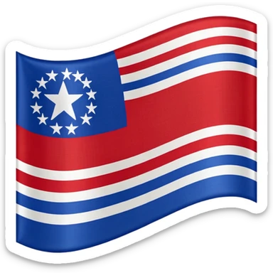 Yugoslavia flag sticker