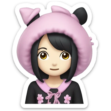 Kuromi Sanrio sticker