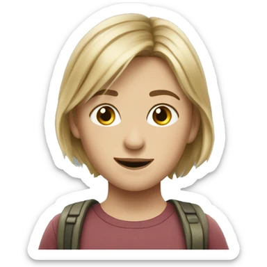 Leslie burke from bridge to terabithia  sticker