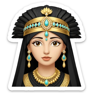 Isis from Egyptian Gods sticker