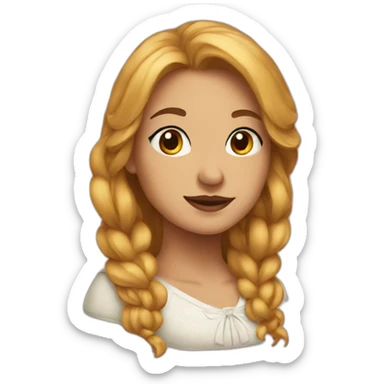 Lady kara bear sticker