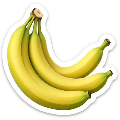 Fresh greenGreeN banana sticker