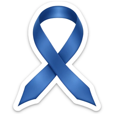 Laço de fita azul marinho  sticker