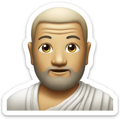 Hairy Buddha  sticker