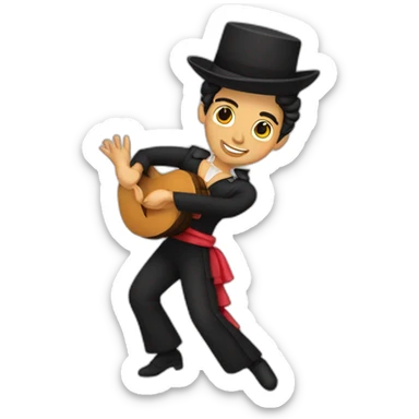 Bailaora flamenco sticker