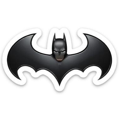 batman symbol sticker