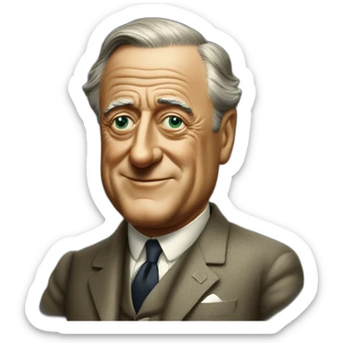 Franklin d Roosevelt sticker