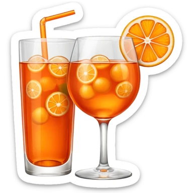 aperol spritz with text sticker