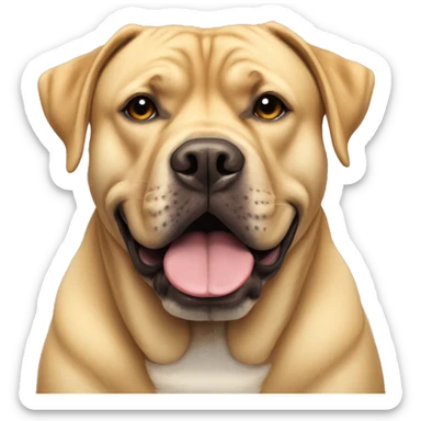 American bully and Golden Labrador sticker
