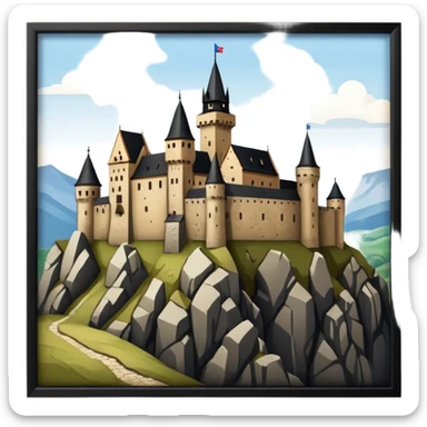 Slovakia Medieval Castle sticker