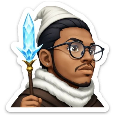 Frost wizard sticker